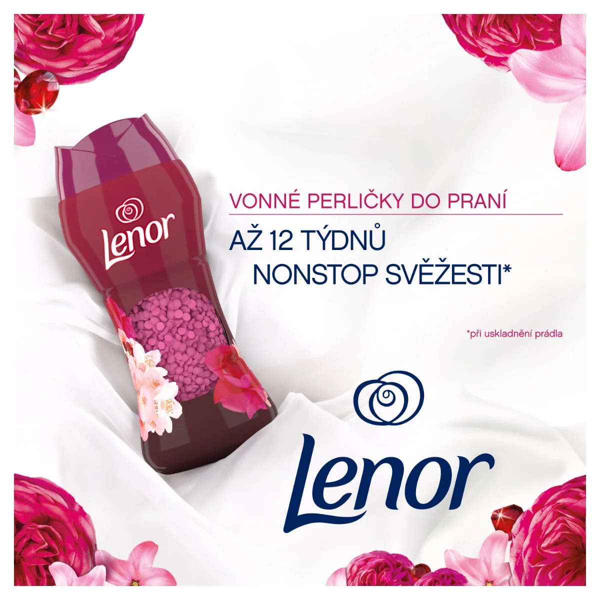 Lenor Vonné perličky Ruby Jasmine 195 g