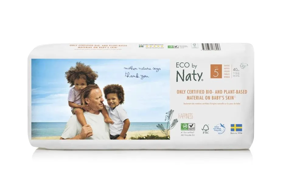 ECO by Naty Junior 11–25 kg dětské plenky 40 ks
