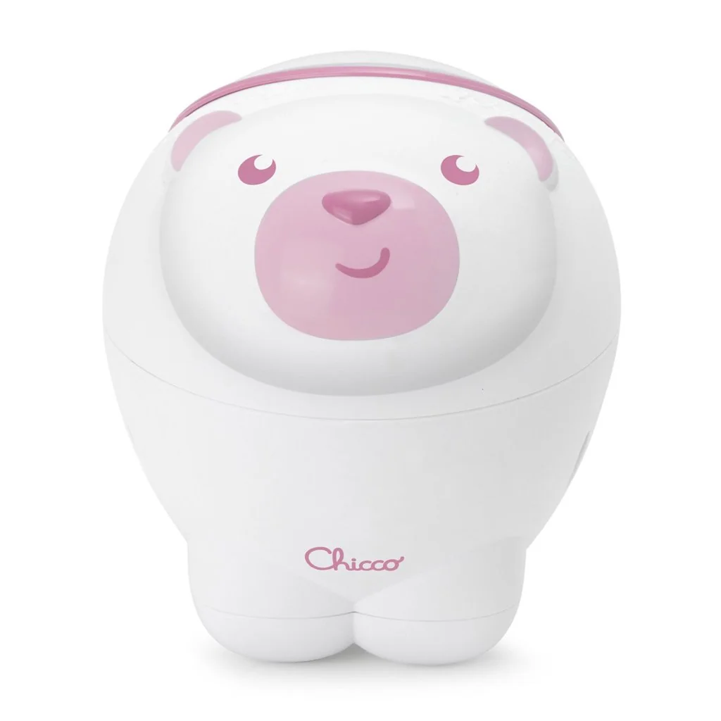 Chicco Projektor s polární září Polární medvěd růžový