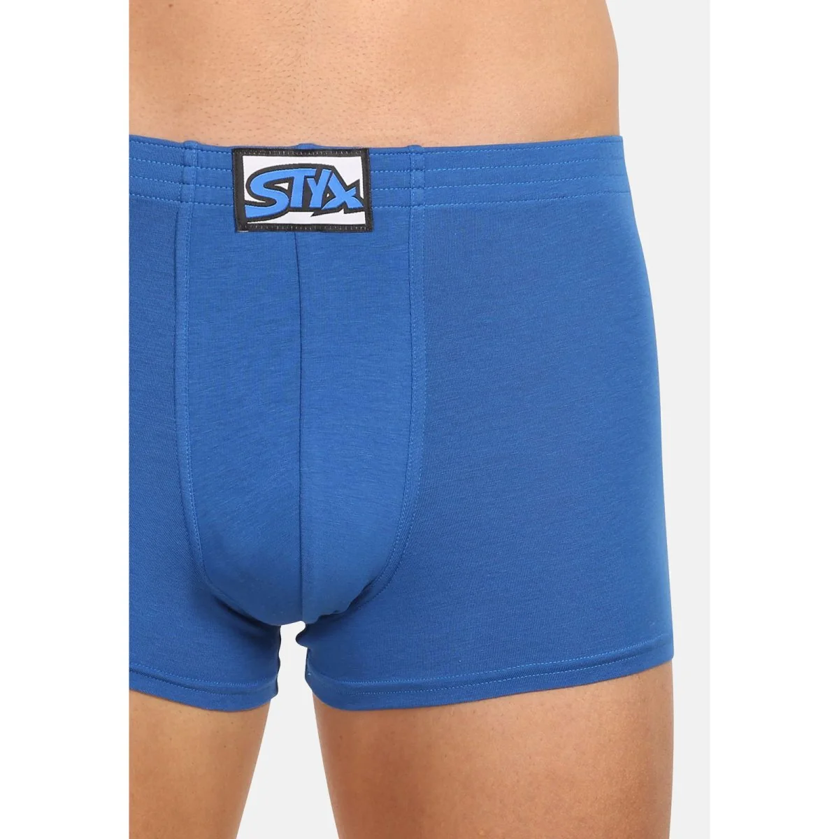 Styx Pánské boxerky klasická guma modré (Q1167) M
