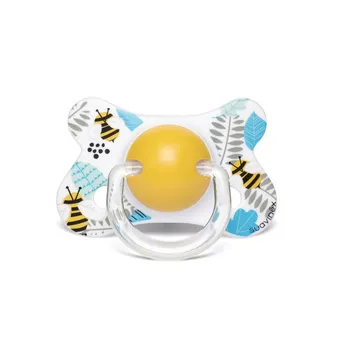 Suavinex Fusion Šidítko silikon 4-18m 1 ks žlutá včela
