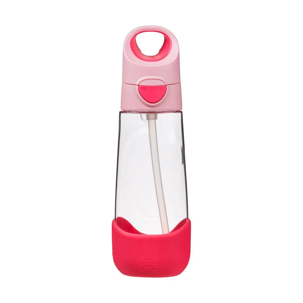 B.BOX Lahev na pití s brčkem 600 ml - flamingo fizz