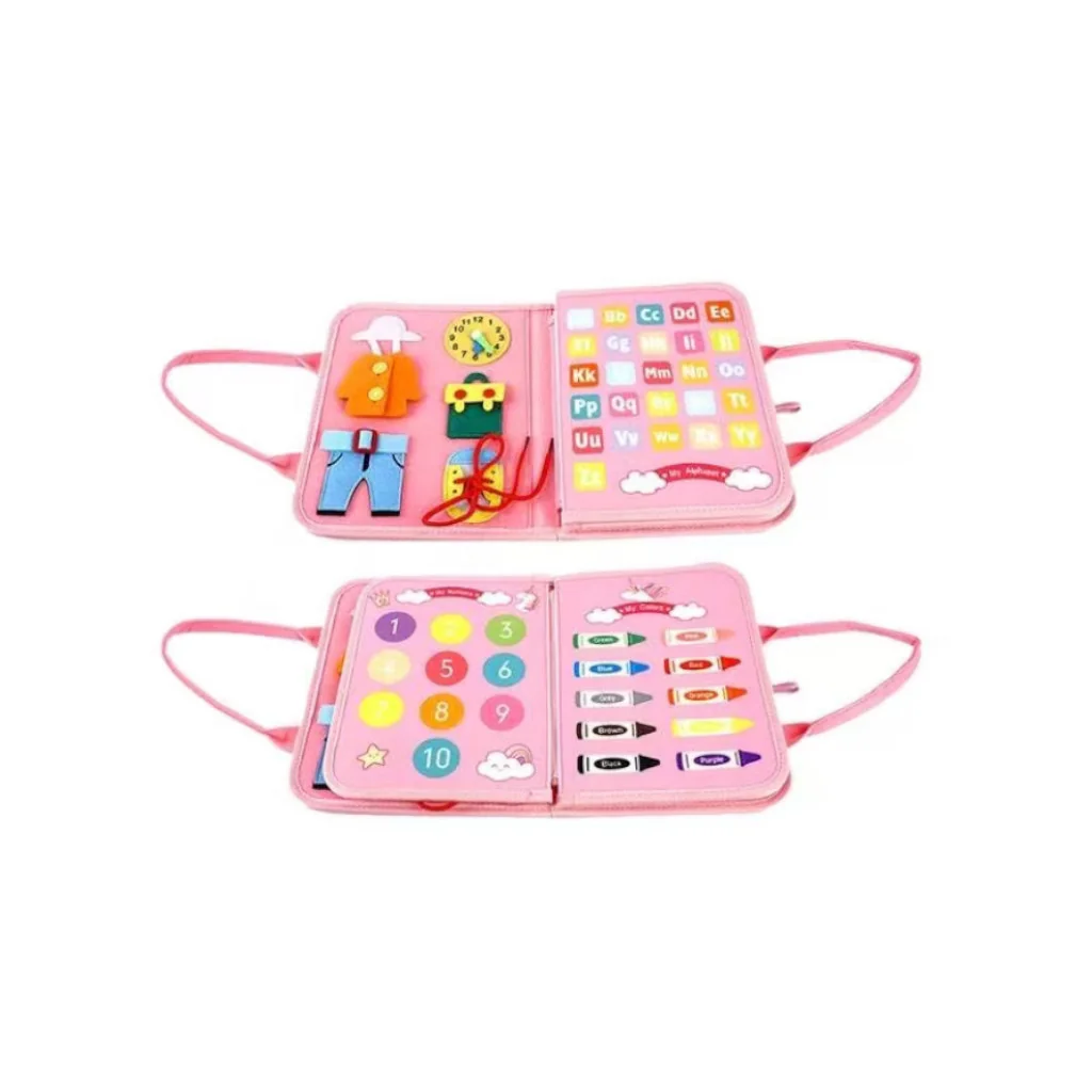 2Kids Toys Senzorická busy kniha Jedonorožec 3 