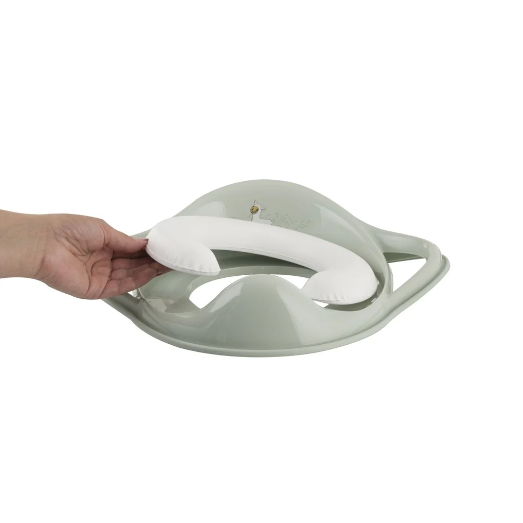 Maltex Redukce na WC s úchyty měkká Lama Minimal - sage green 