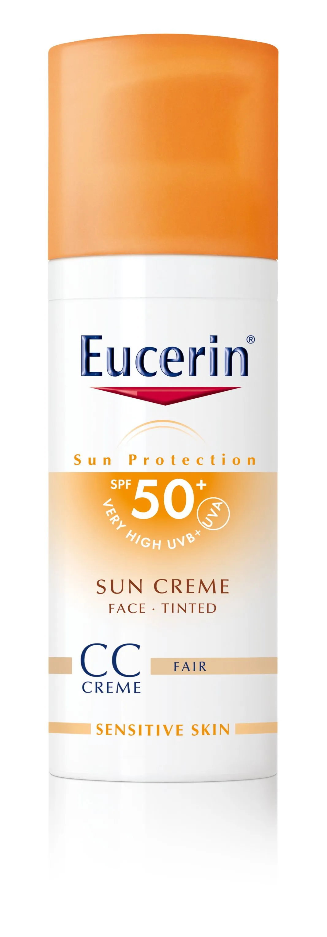 EUCERIN SUN CC krém na opalování na obličej SPF 50+ světlý 50ml