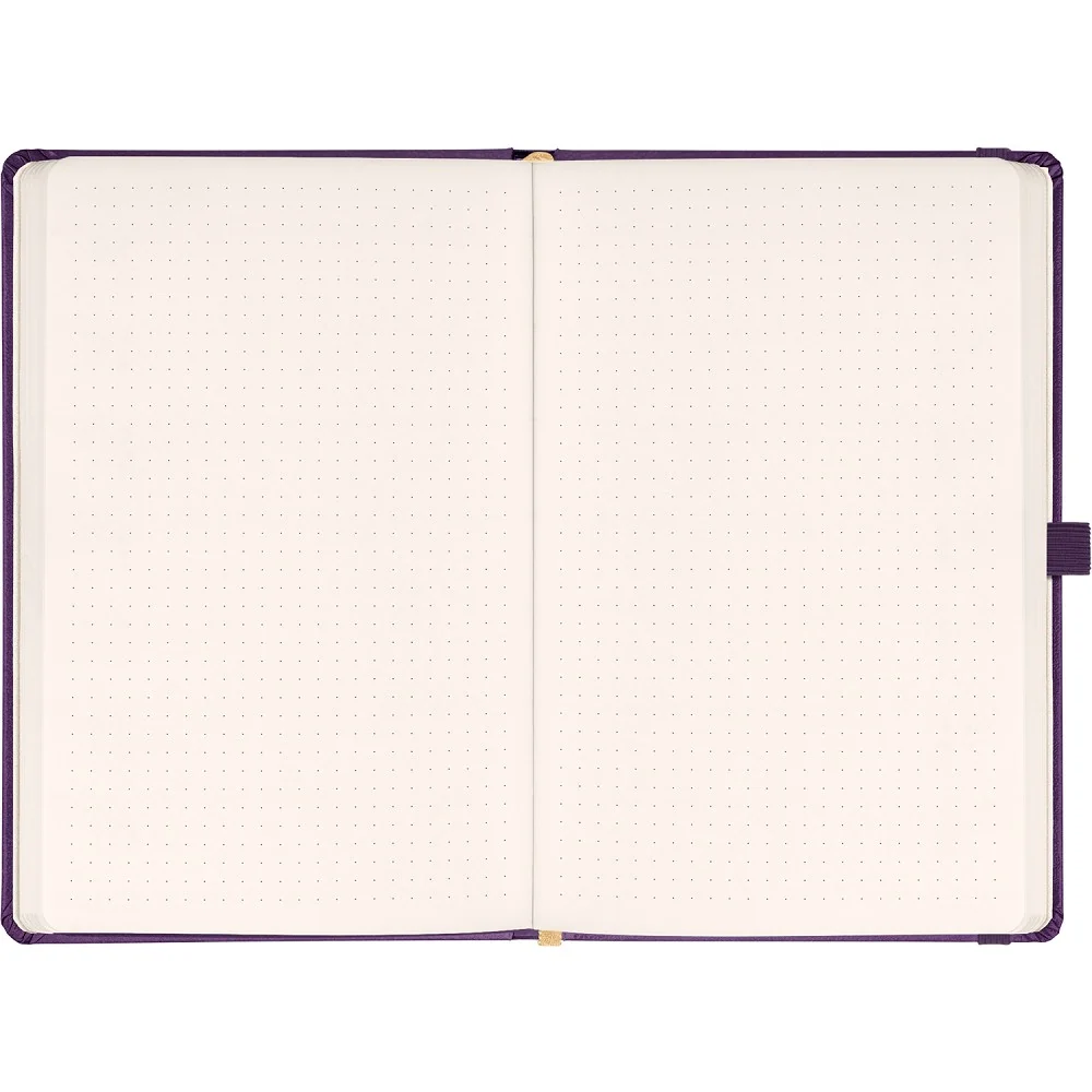 NOTIQUE Notes Aprint Neo, fialový, tečkovaný 15 × 21 cm