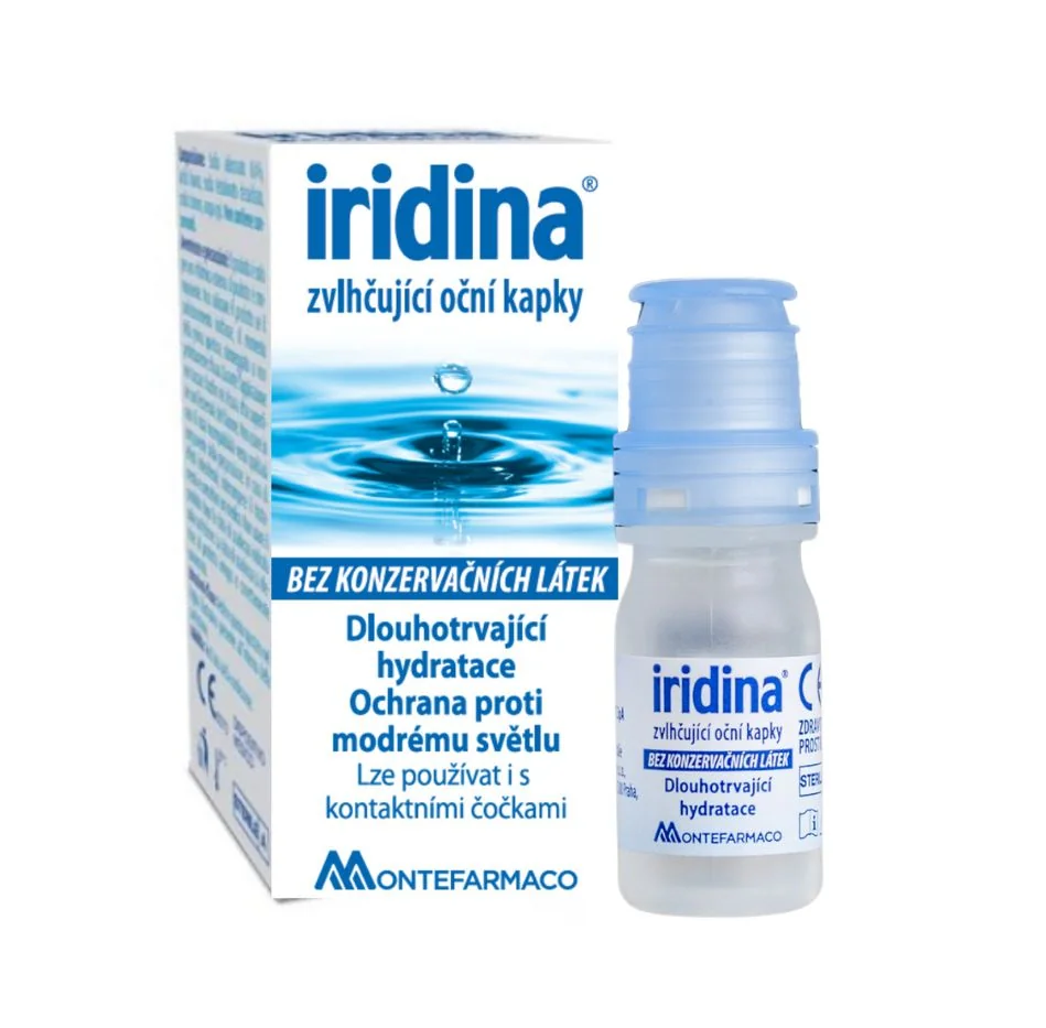 IRIDINA Zvlhčující oční kapky 10 ml