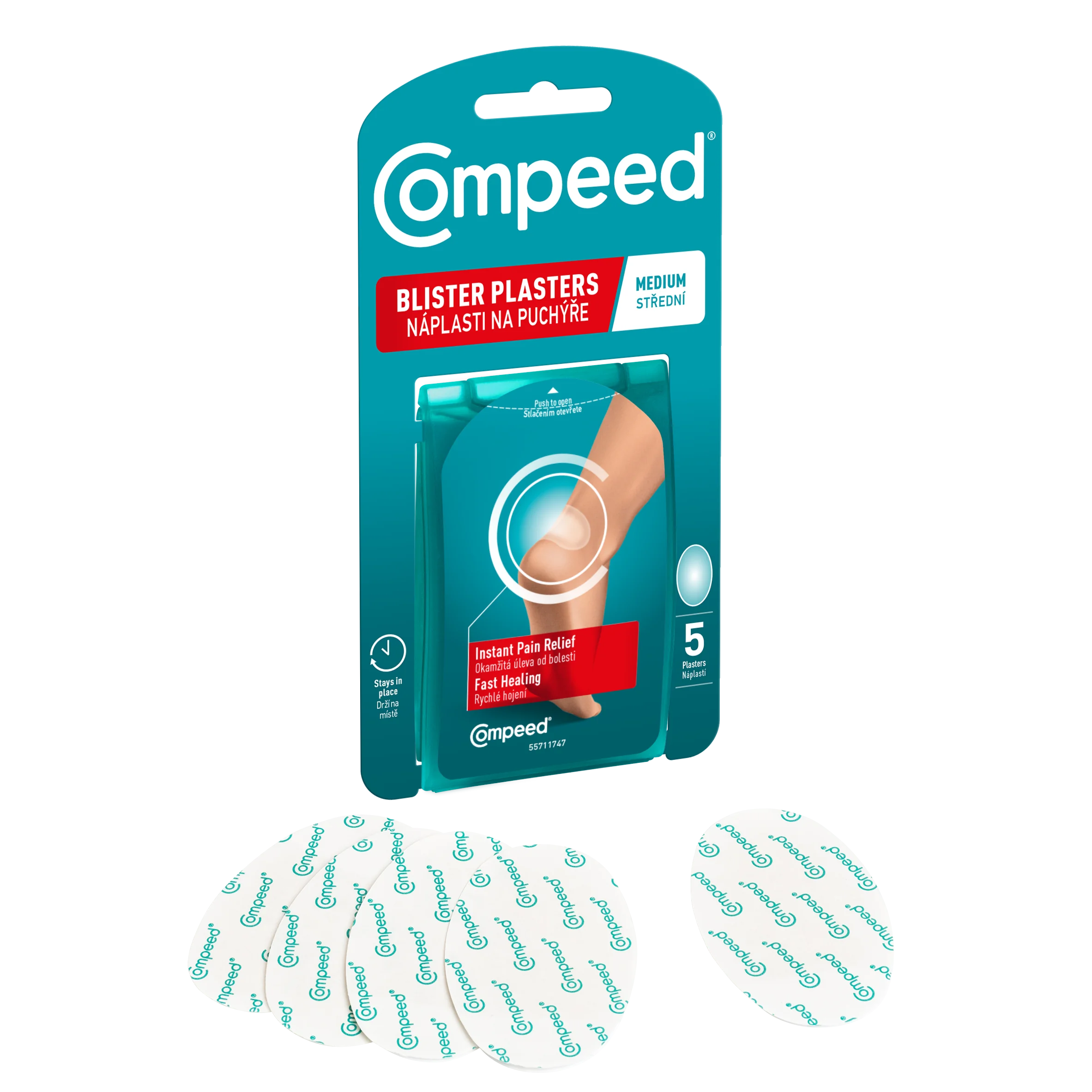Compeed Náplasti na puchýře střední 5 ks