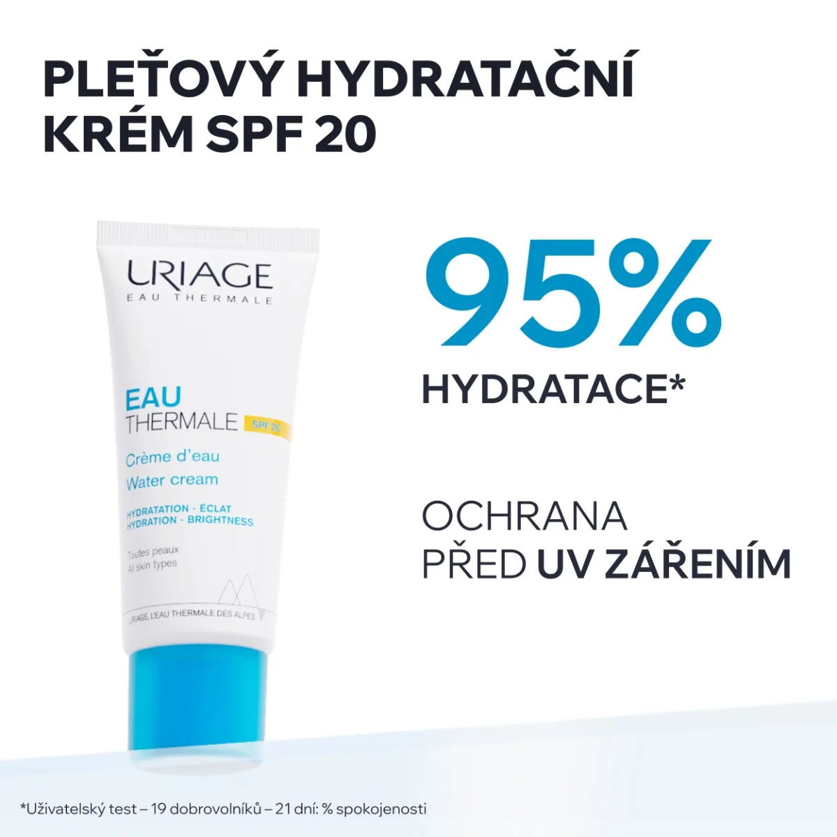 Uriage EAU Thermale Lehký hydratační krém SPF 20 40 ml
