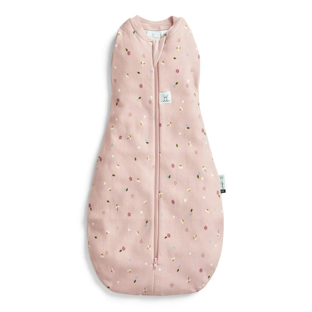 Ergopouch Zavinovačka a pytel na spaní 2v1 Cocoon Daisies 3-6 m, 6-8 kg, 0,2 tog