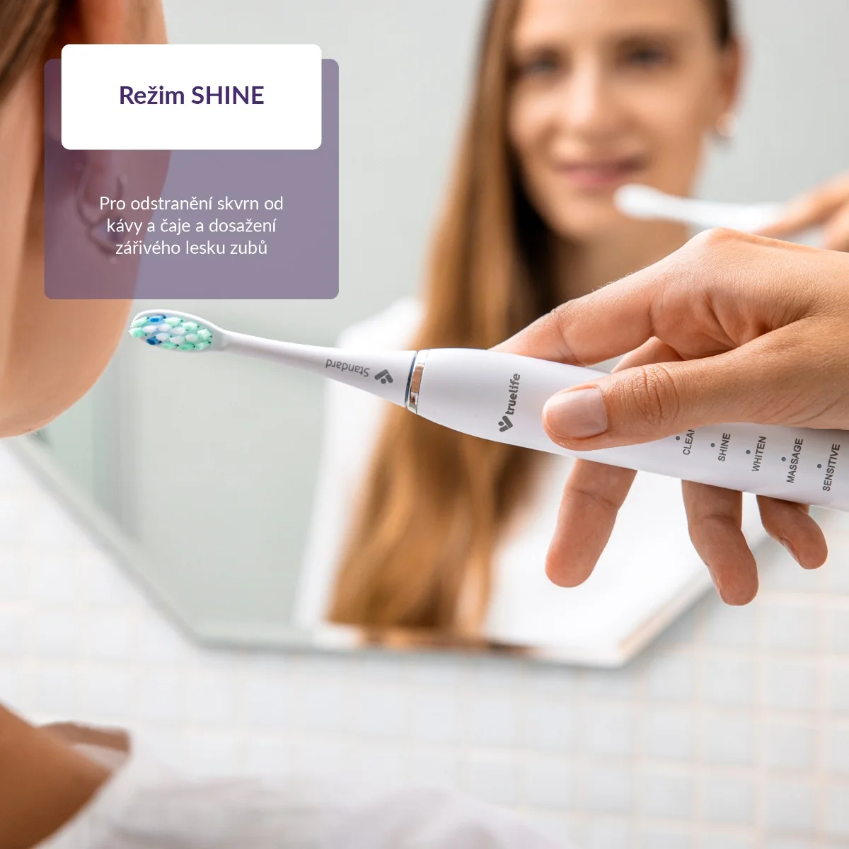 Truelife SonicBrush Clean30 sonický kartáček bílý