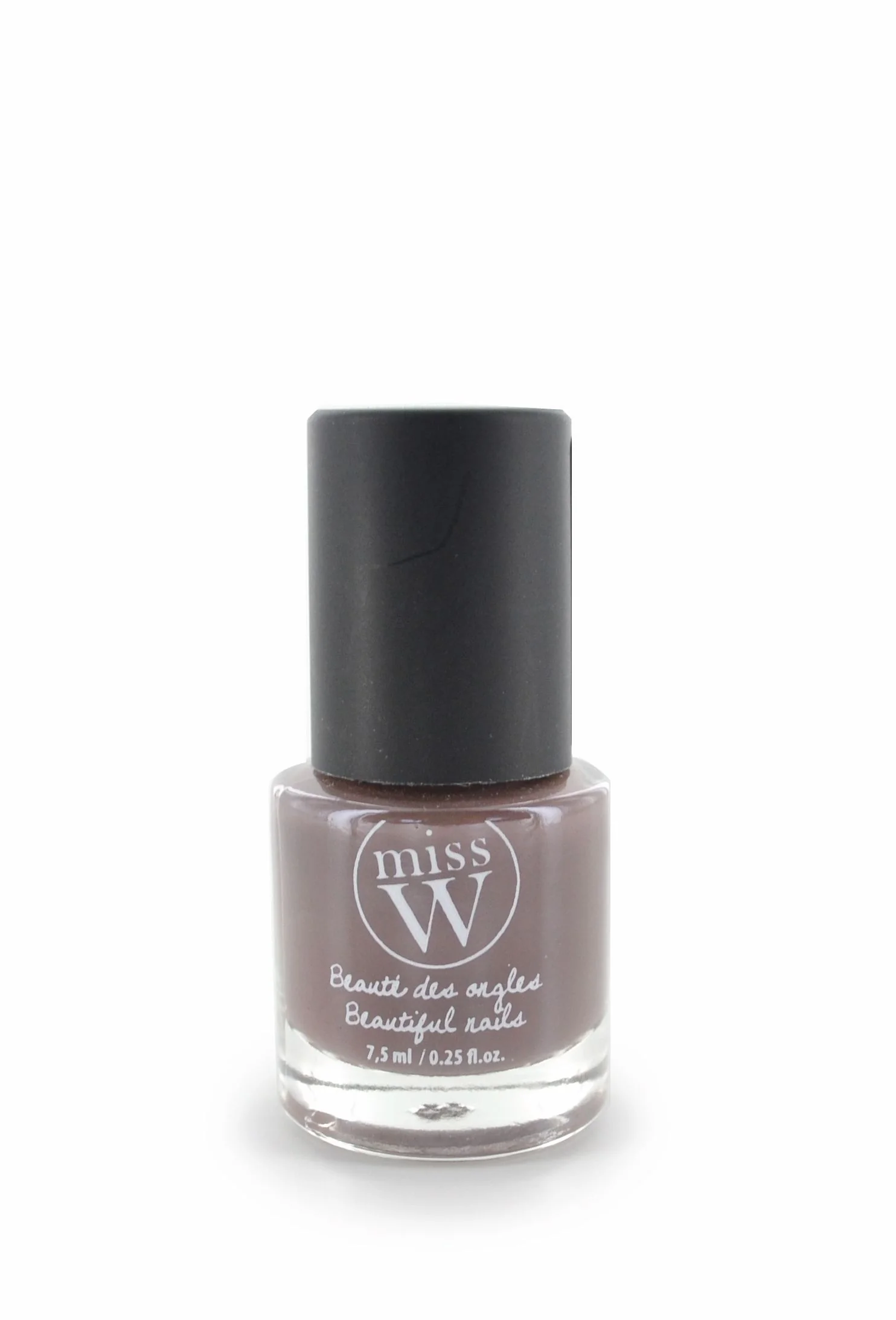 Miss W Lak na nehty No 08 - Dark taupe
