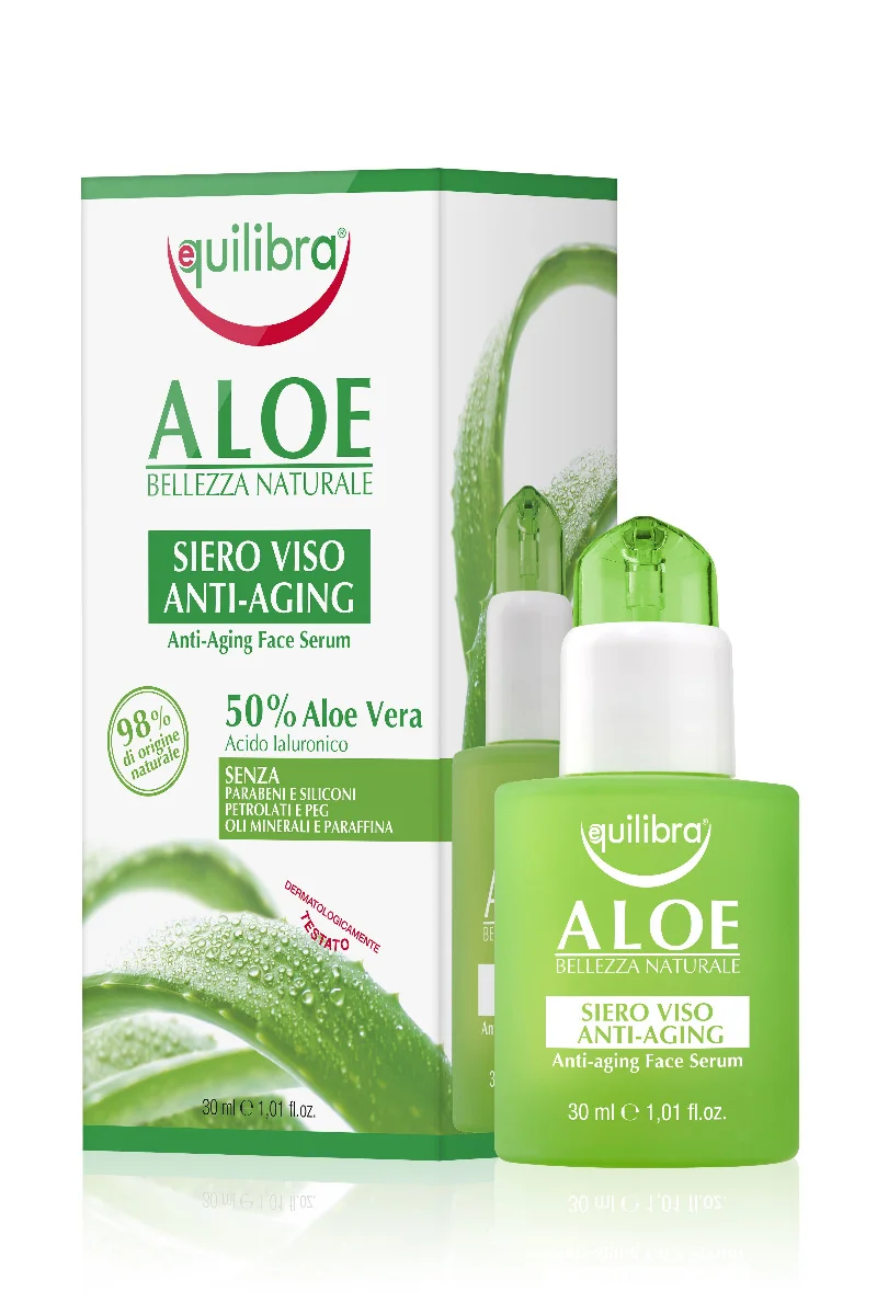 Equilibra Aloe Anti-aging Face Serum sérum proti stárnutí pleti 30 ml