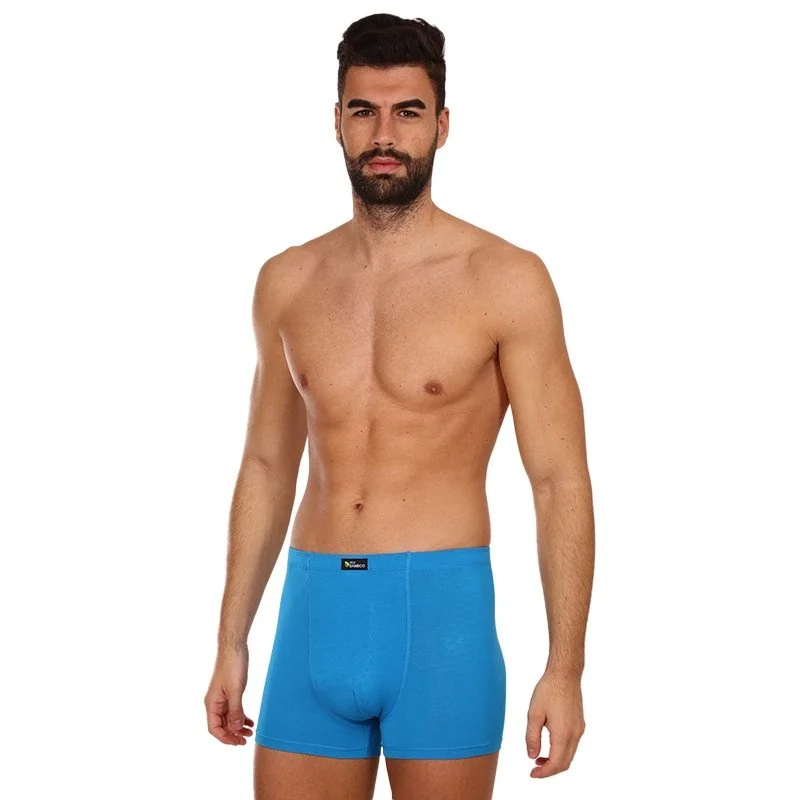 Gino Pánské boxerky modré (73125) M