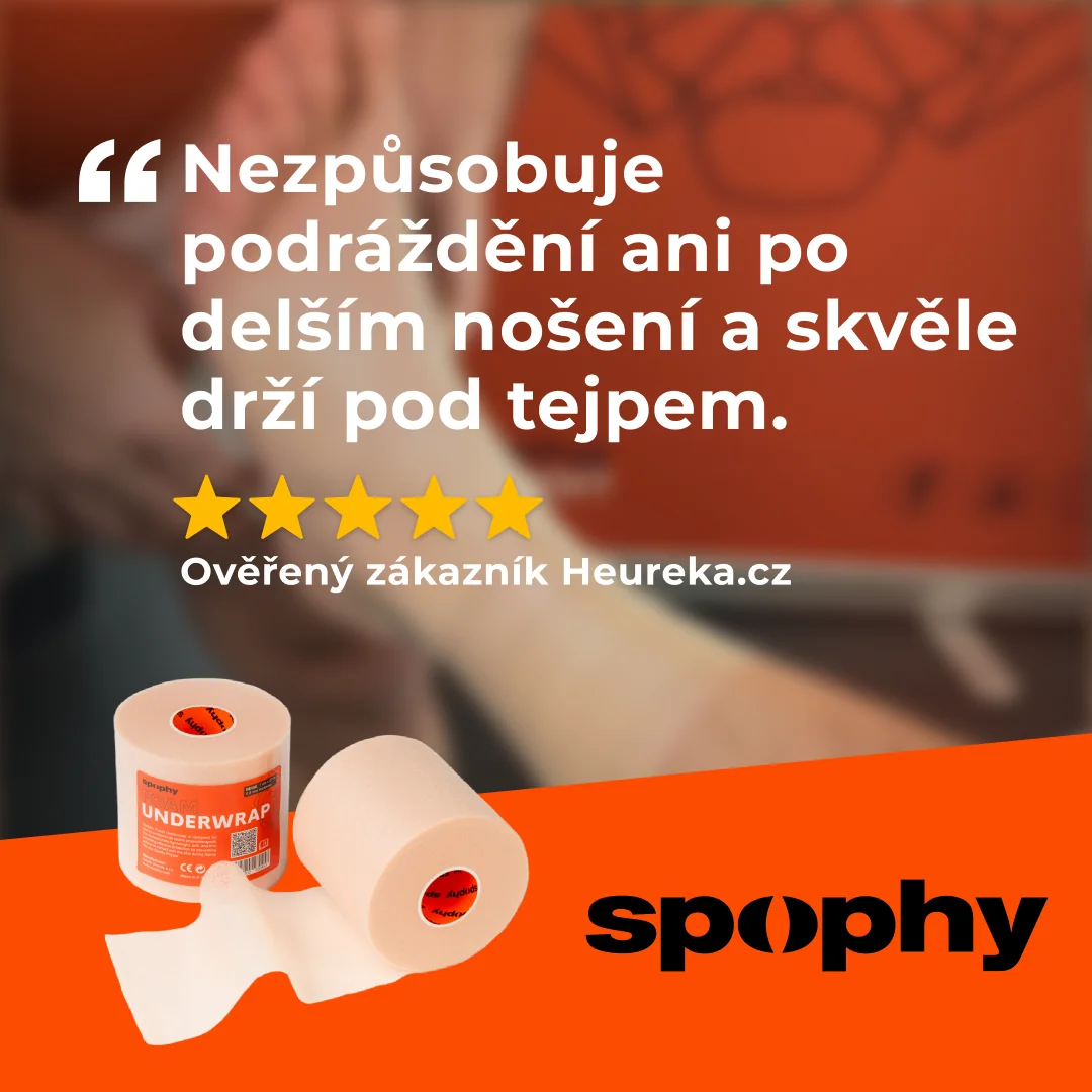 Spophy Foam Underwrap Beige, podtejpovací molitanová páska béžová 7cm x 27 m, 24 ks
