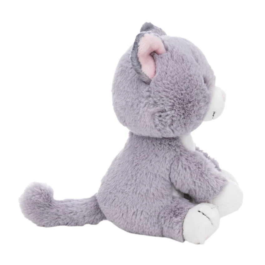Nici Plyš Kočka šedá 20cm, GREEN 