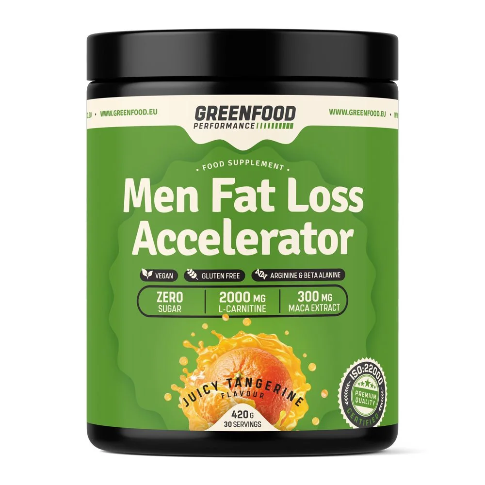 GreenFood Performance Men Fat Loss Accelerator Juicy mandarinka 420 g