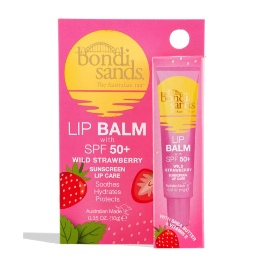 Bondi Sands Suncare SPF50+ Lip Balm Strawberry balzám na rty 10 g
