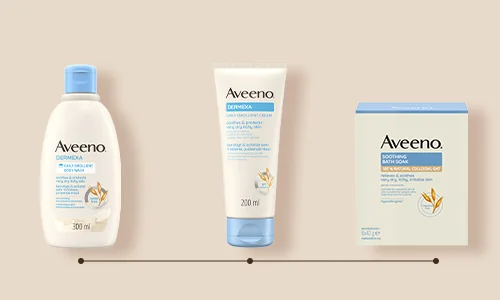 Aveeno, rutina pro pokožku se sklonem k ekzému