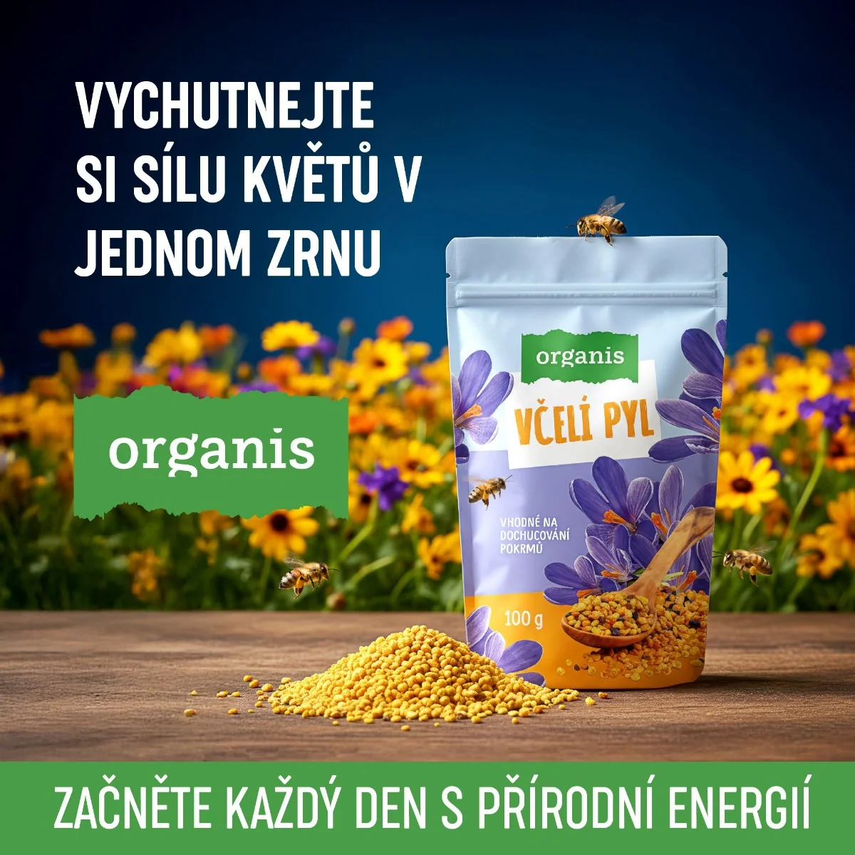 Organis Včelí pyl 100 g