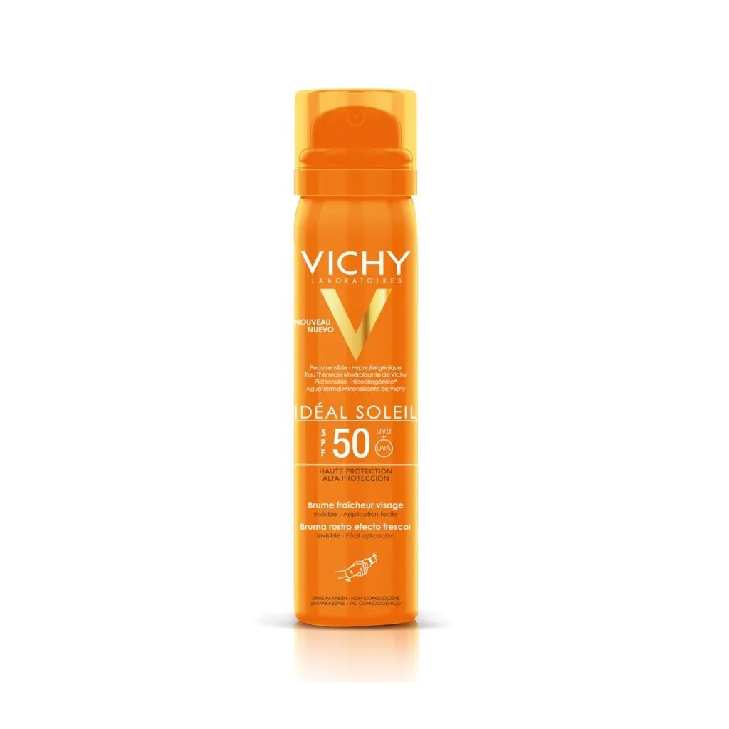 Vichy Idéal Soleil MIST SPF50+ opalovací sprej na obličej 75 ml