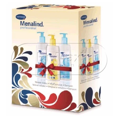 Menalind Dárkové balení mycí emulze+šampon+tělové mléko