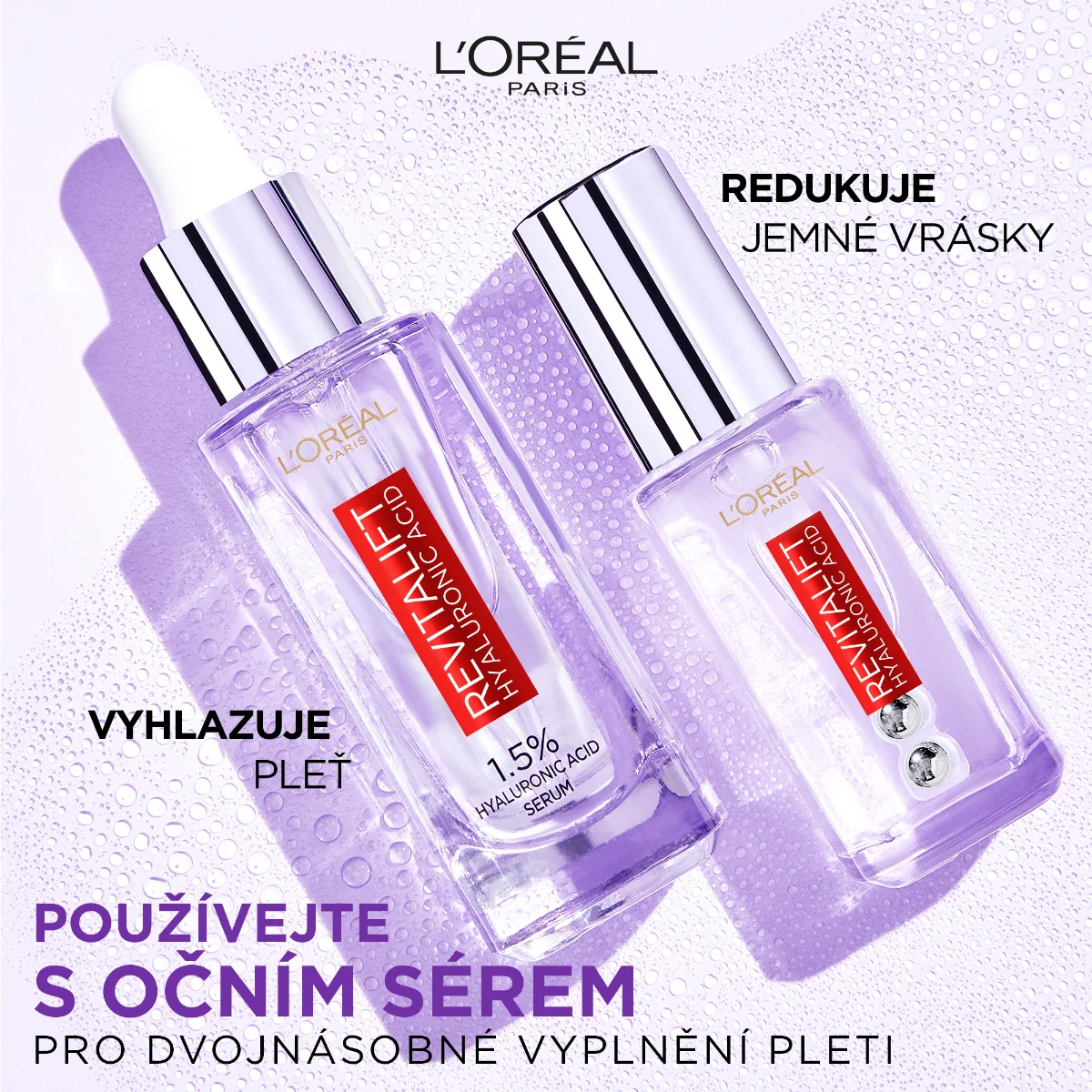 Loréal Paris Revitalift Filler sada pleťových sér s kyselinou hyaluronovou 50 ml