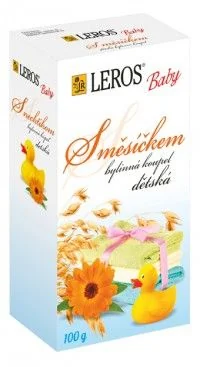 Leros Baby Dětská bylinná koupel s měsíčkem sáčky 5x20 g