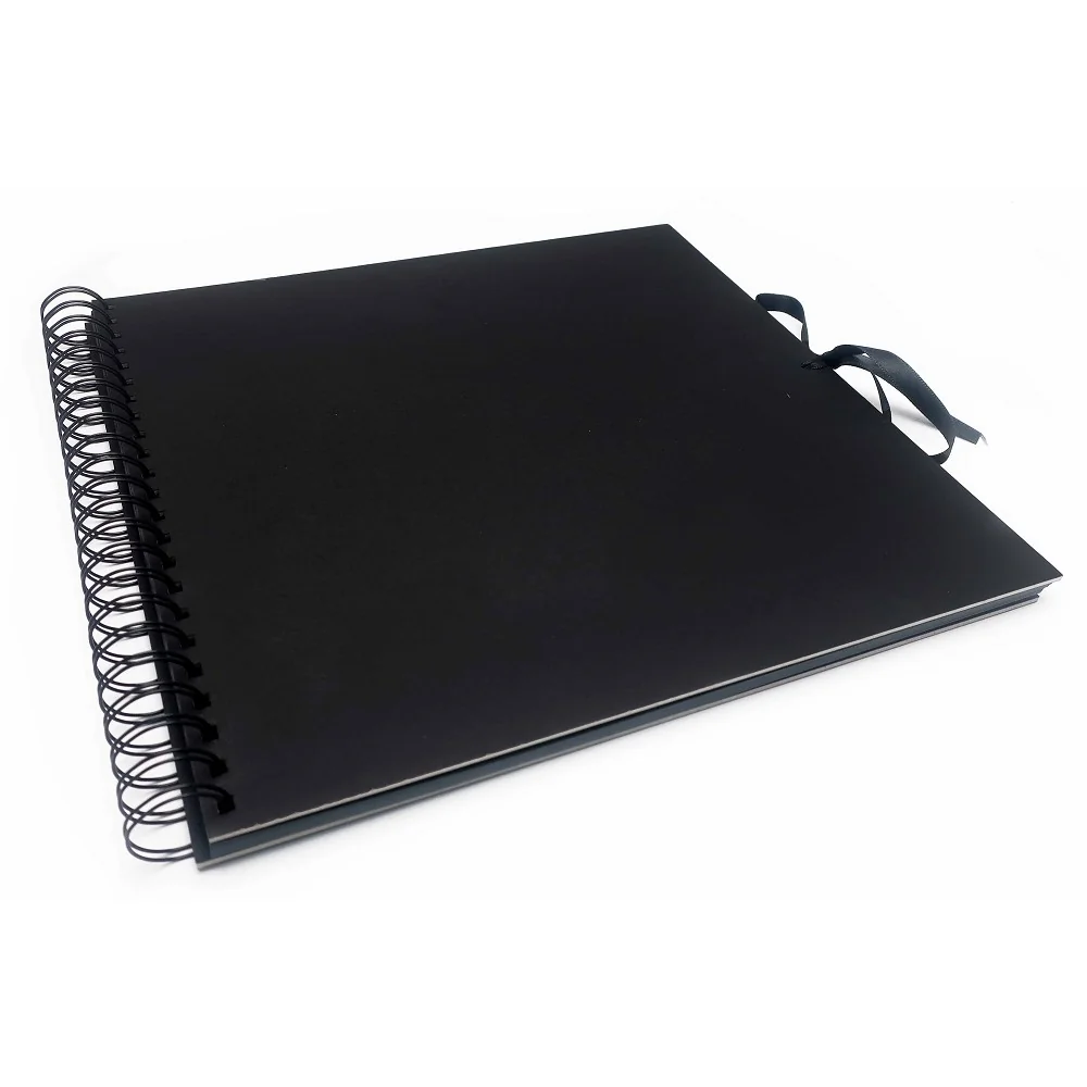 Baloušek Scrapbook XL, 30 × 30 cm, černý