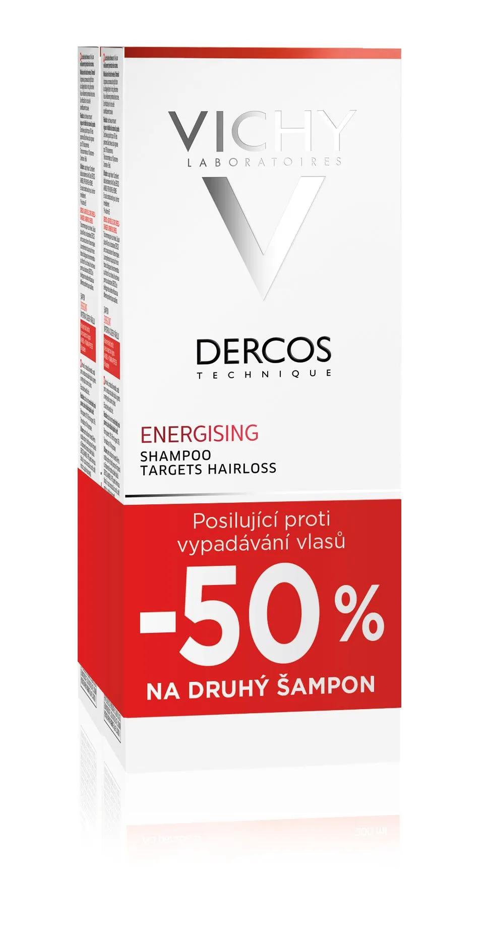 Vichy Dercos Energising posilující šampon 2x200 ml