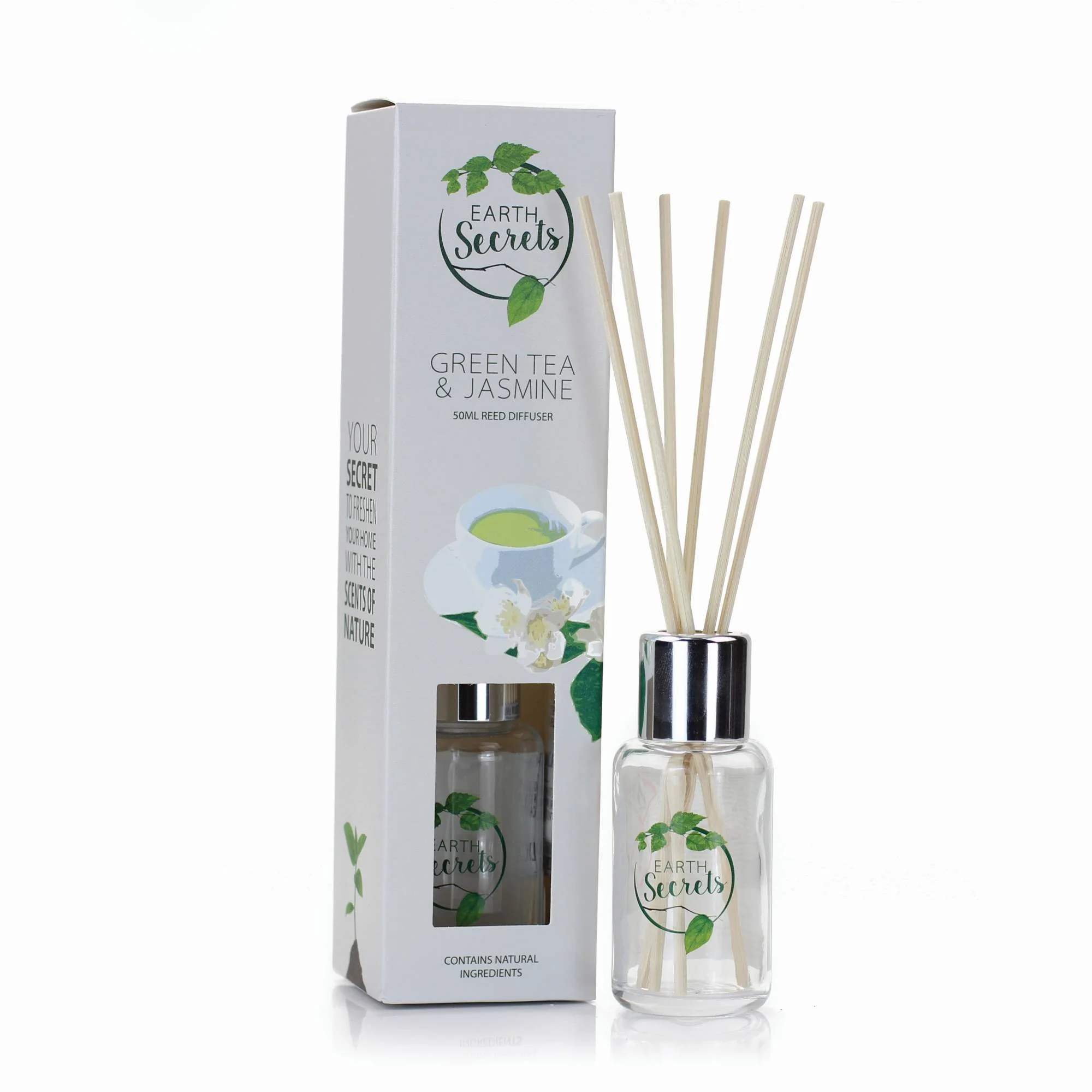 Ashleigh & Burwood London Difuzér EARTH SECRETS - GREEN TEA AND JASMINE 50 ml