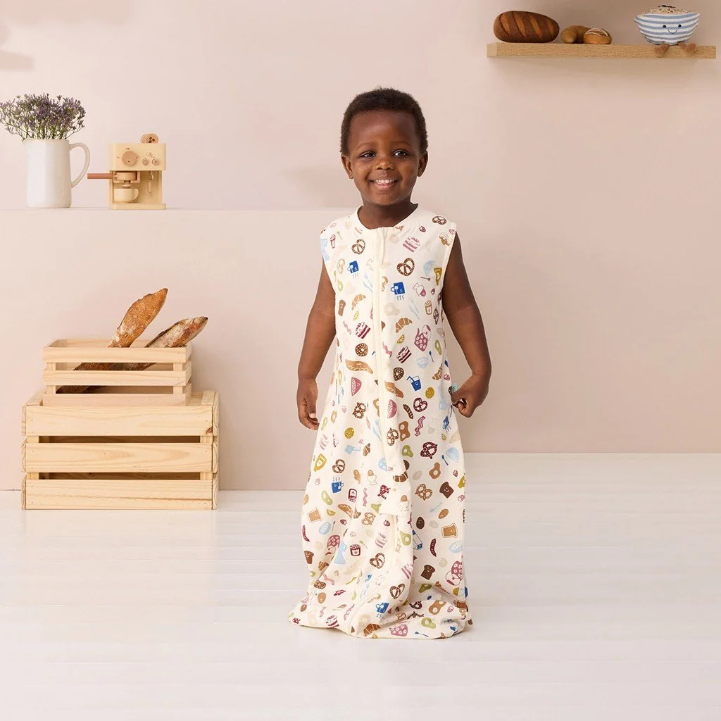 ergoPouch Pytel a overal na spaní 2v1 Suit Bon Appetit 8-24 m, 8-14 kg, 0,2 tog