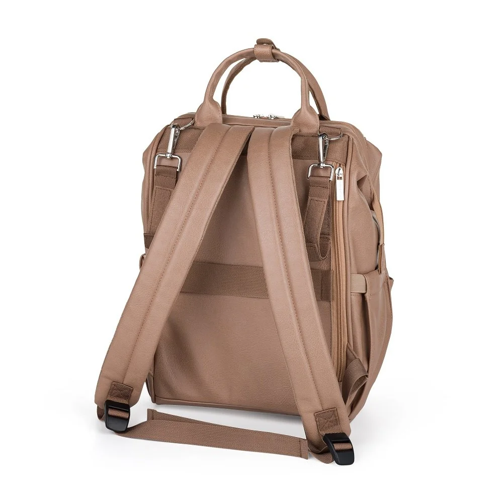Petite&Mars Batoh přebalovací na kočárek Jasper Camel Beige