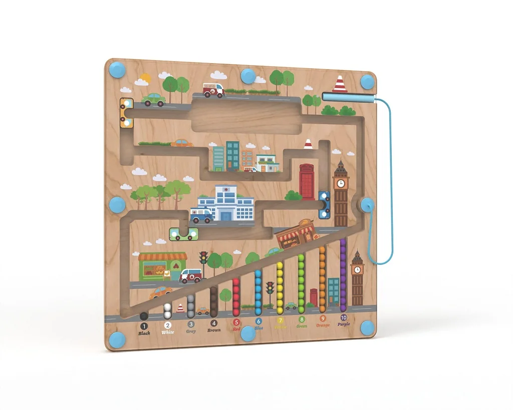2Kids Toys Edukační magnetická hrací deska City