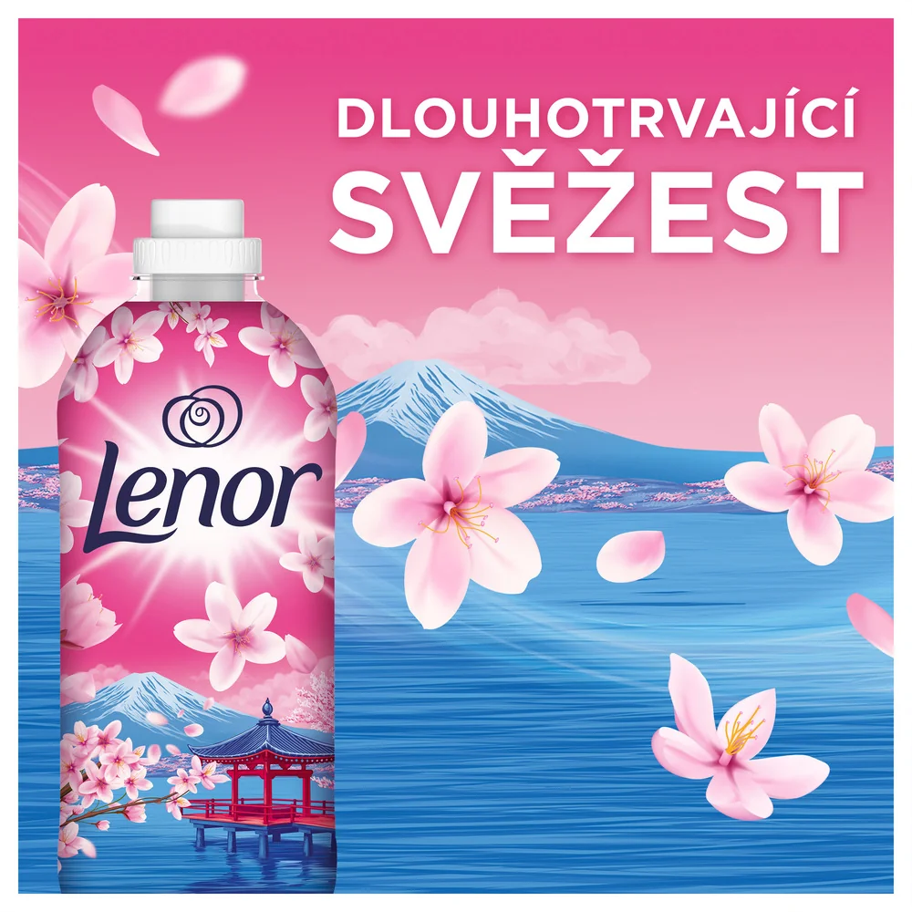 Lenor Japanese Blossom Aviváž 1239 ml 59 praní