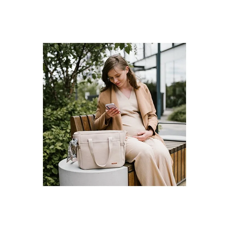 Babyono Taška přebalovací Carmen - beige