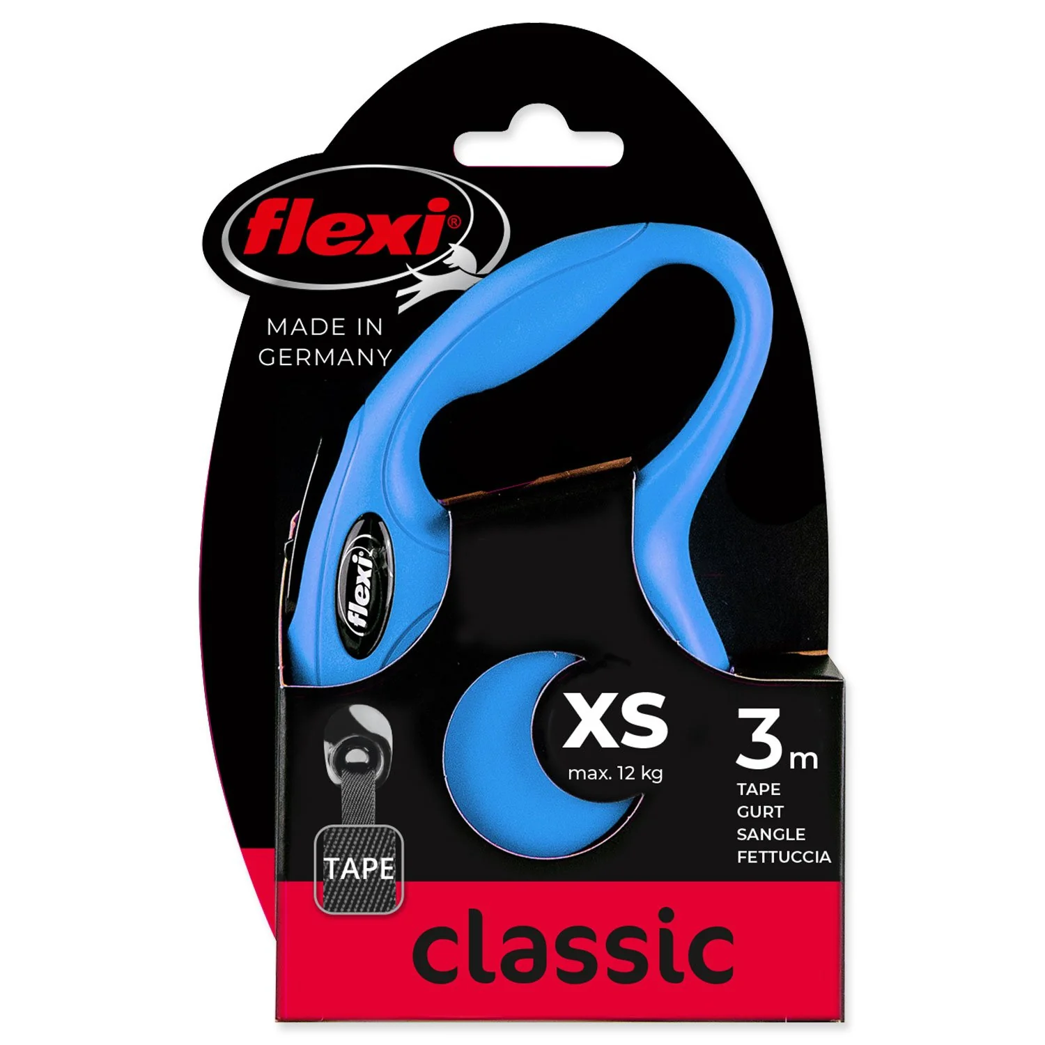 Flexi Vodítko Classic New páska XS modré 3m