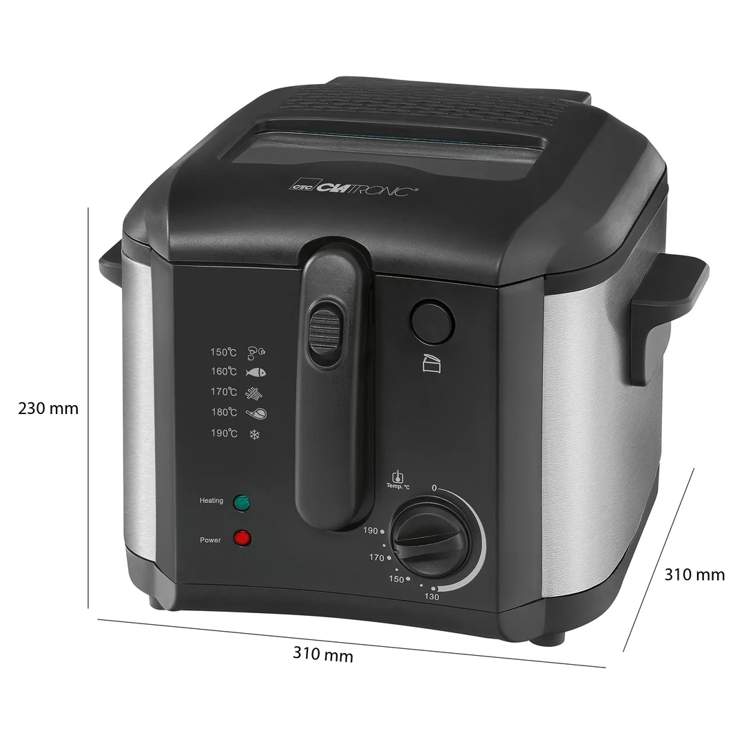 CLATRONIC FR 3649 fritéza 2,5l 1600W