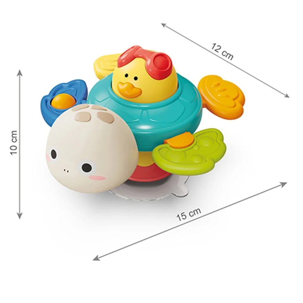 Babyono Senzorická hračka s přísavkou ŽELVIČKA
