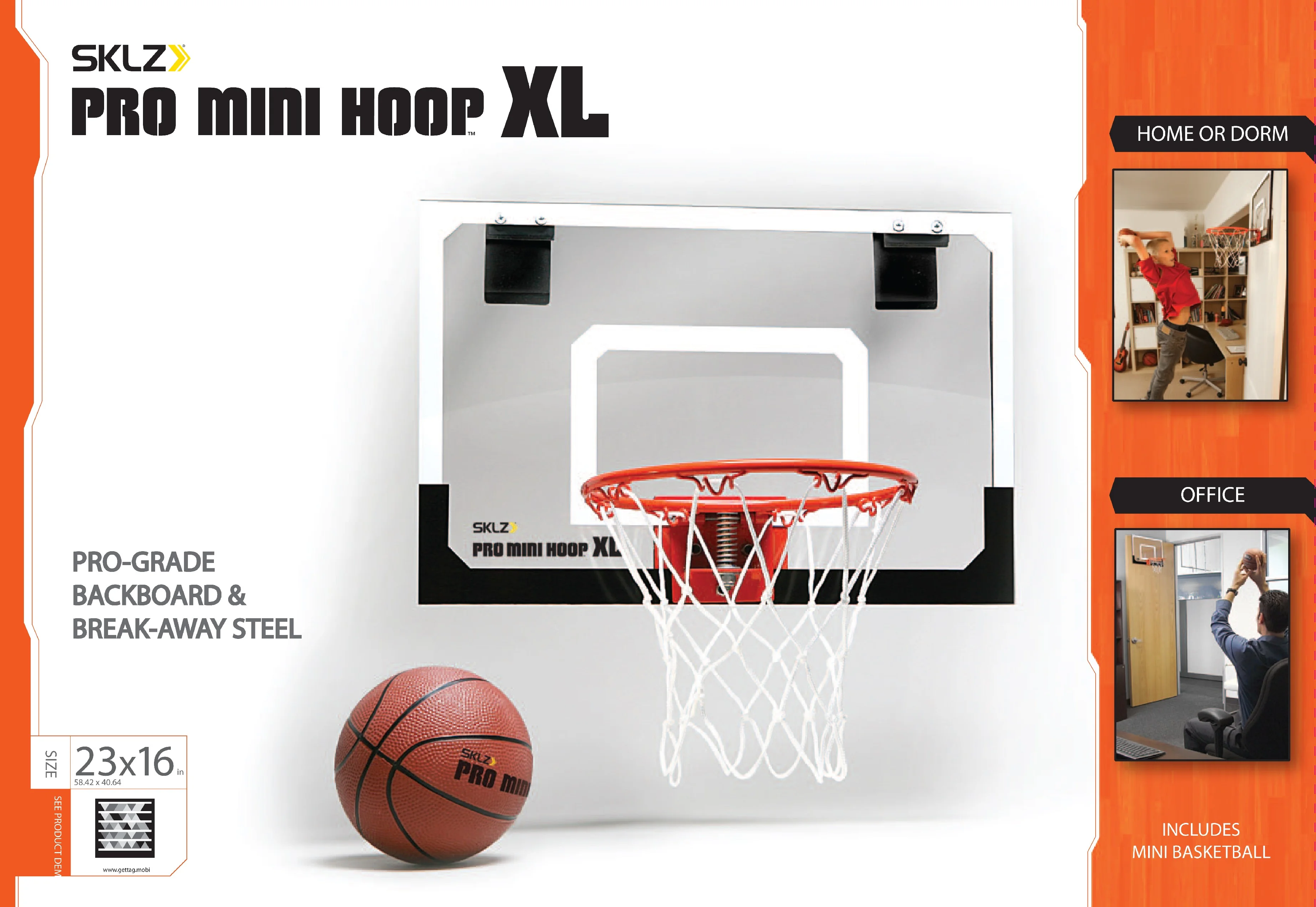 SKLZ Pro Mini Hoop XL, mini basketbalový koš XL