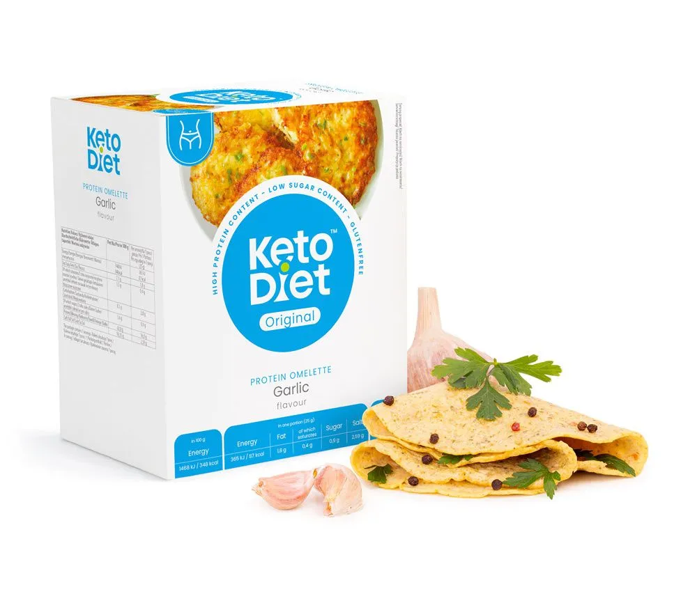 KetoDiet Proteinová placka s česnekem 7 porcí