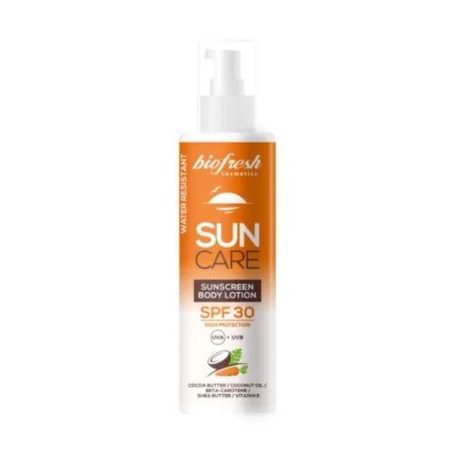 Biofresh Sun Care Opalovací tělové mléko s pumpičkou SPF30 200 ml
