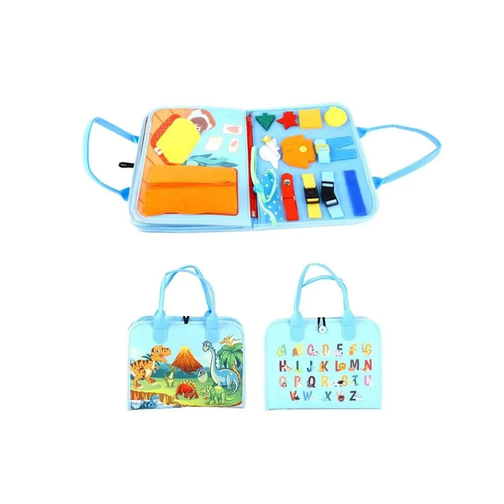 2Kids Toys Senzorická busy kniha Dinosauři 3 