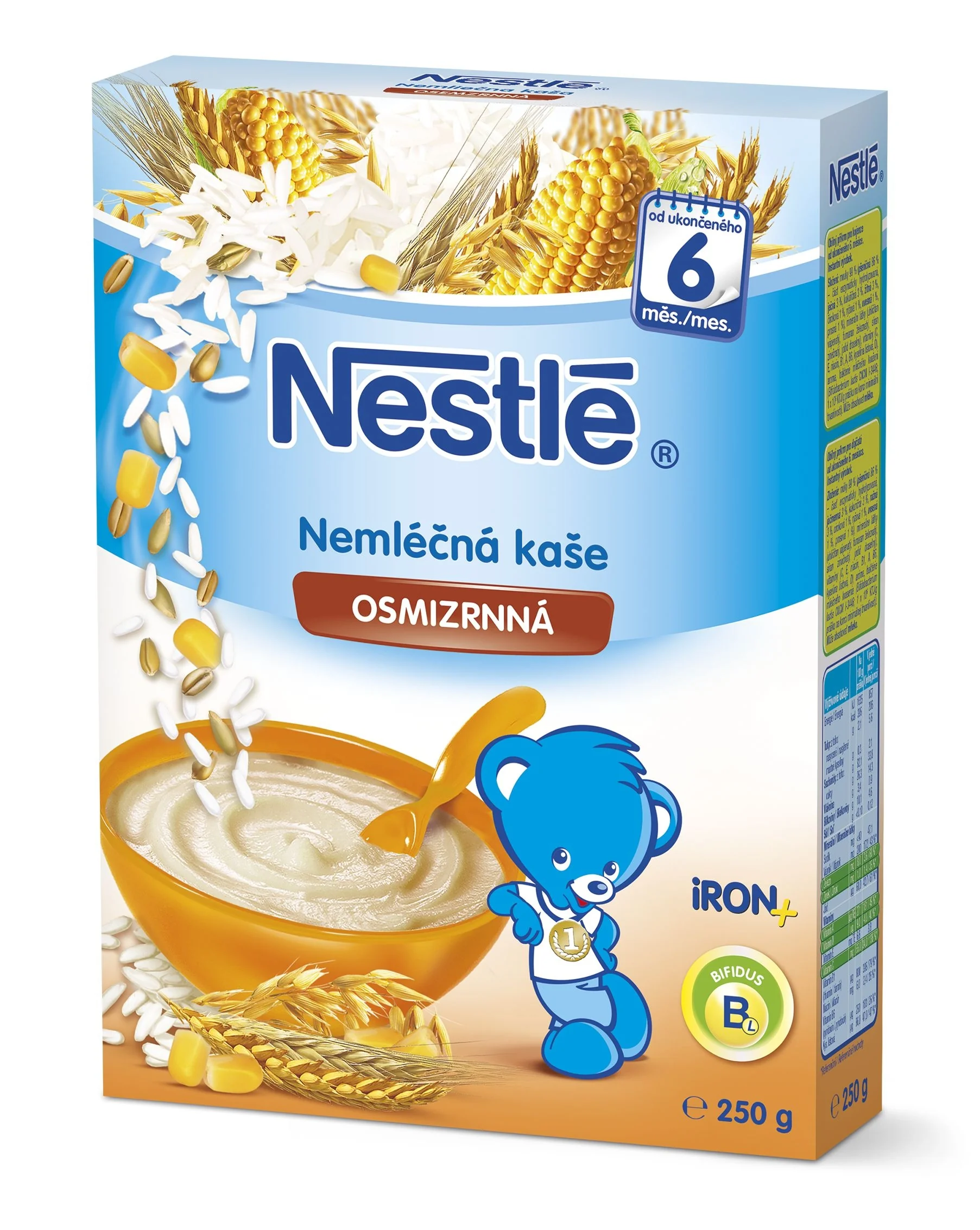 Nestlé Nemléčná kaše osmizrnná 250 g