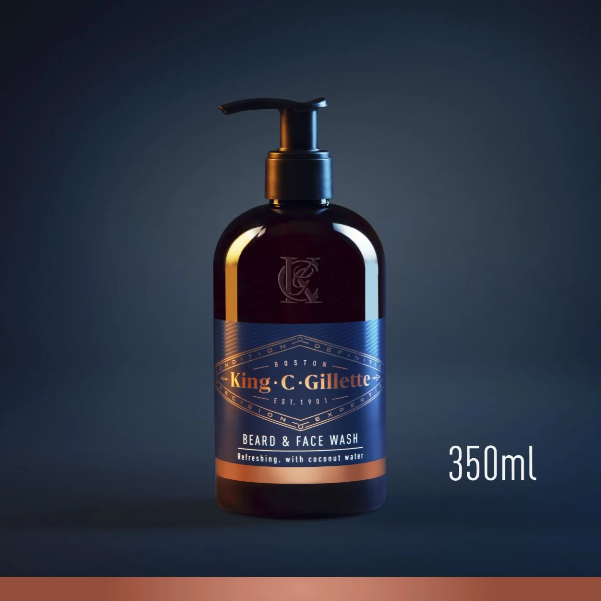 Gillette King C. Gillette šampon na vousy 350 ml