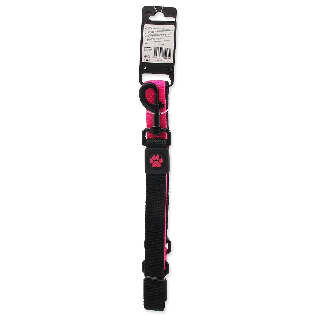 Active Dog Vodítko Bungee Neoprene L růžové 2,5x120cm