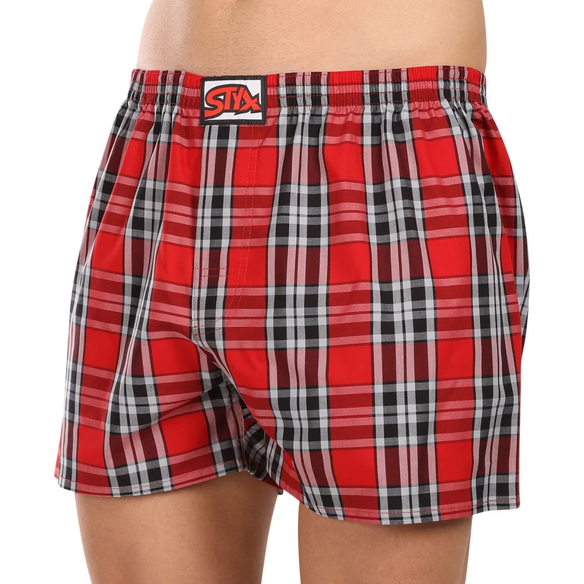 Styx Pánské trenky klasická guma nadrozměr vícebarevné (E1023) 3XL