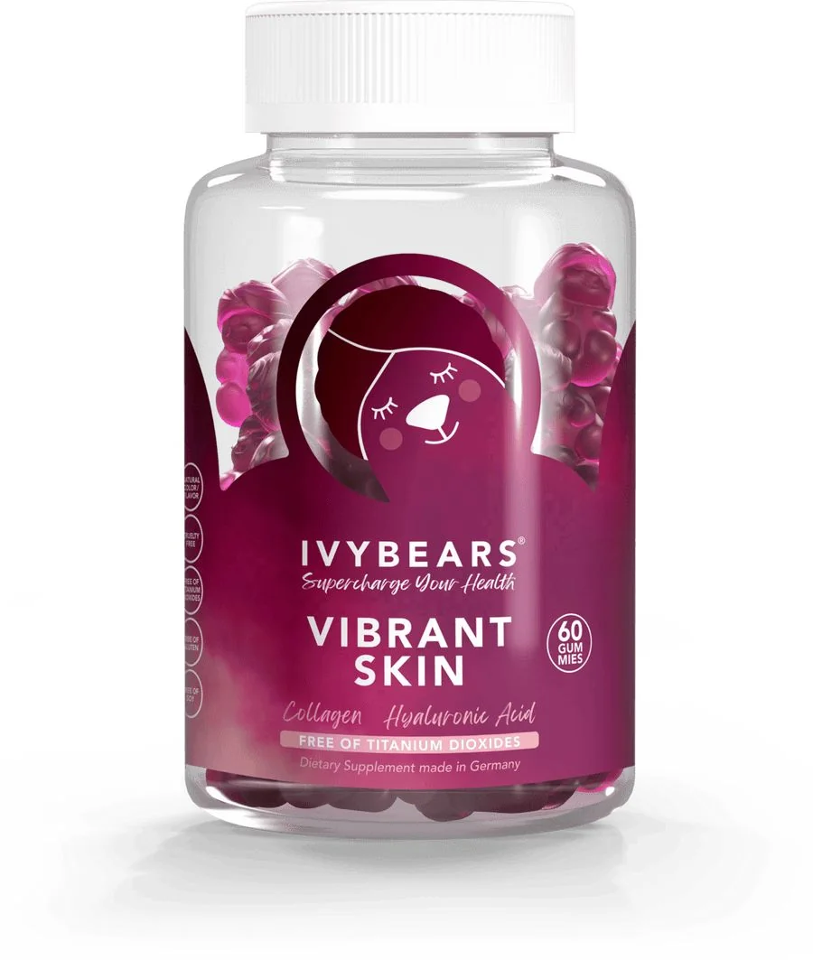IvyBears Vibrant Skin vitamíny pro zářivou pleť 60 ks