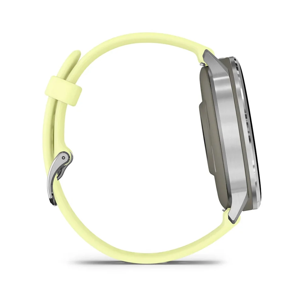 Garmin Venu 4 45 mm chytré hodinky Silver/Citron Silicon