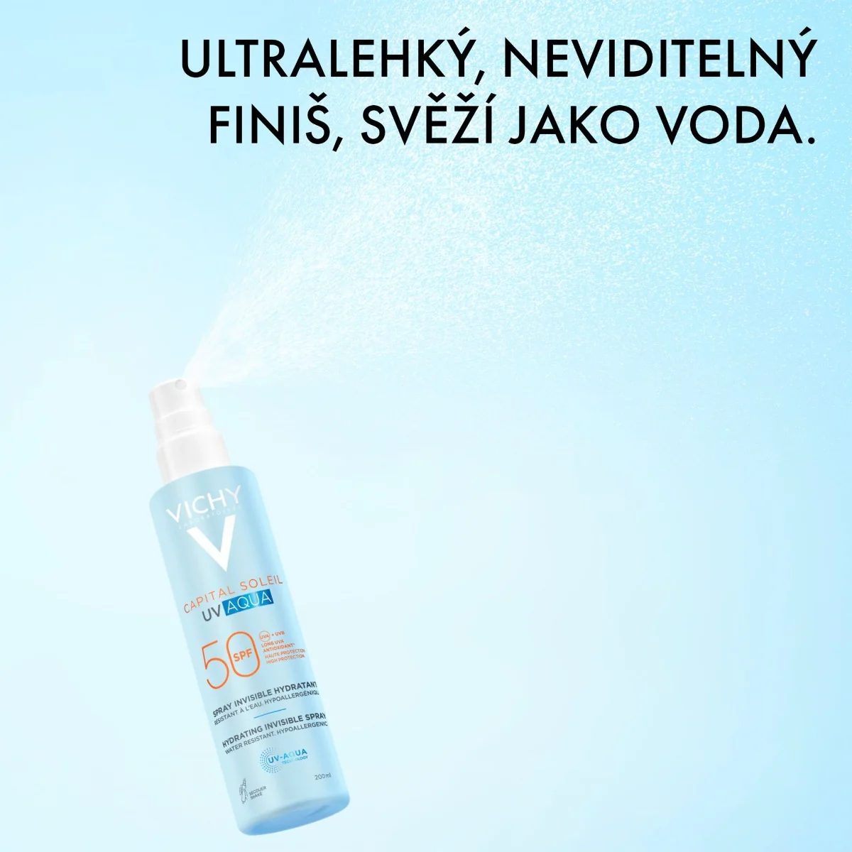 Vichy Capital Soleil UV-Aqua Sprej SPF50 200 ml